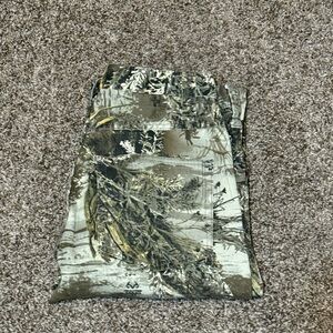 Real Tree Camo Outdoor Cargo Pants Jeans Hunting Men’s Straight Leg Size 32x30
